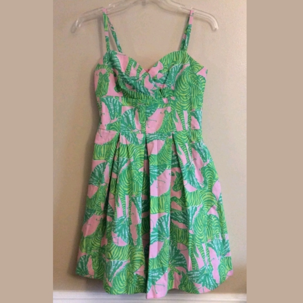 Lilly Pulitzer Dress Sz: 2 Zebra
